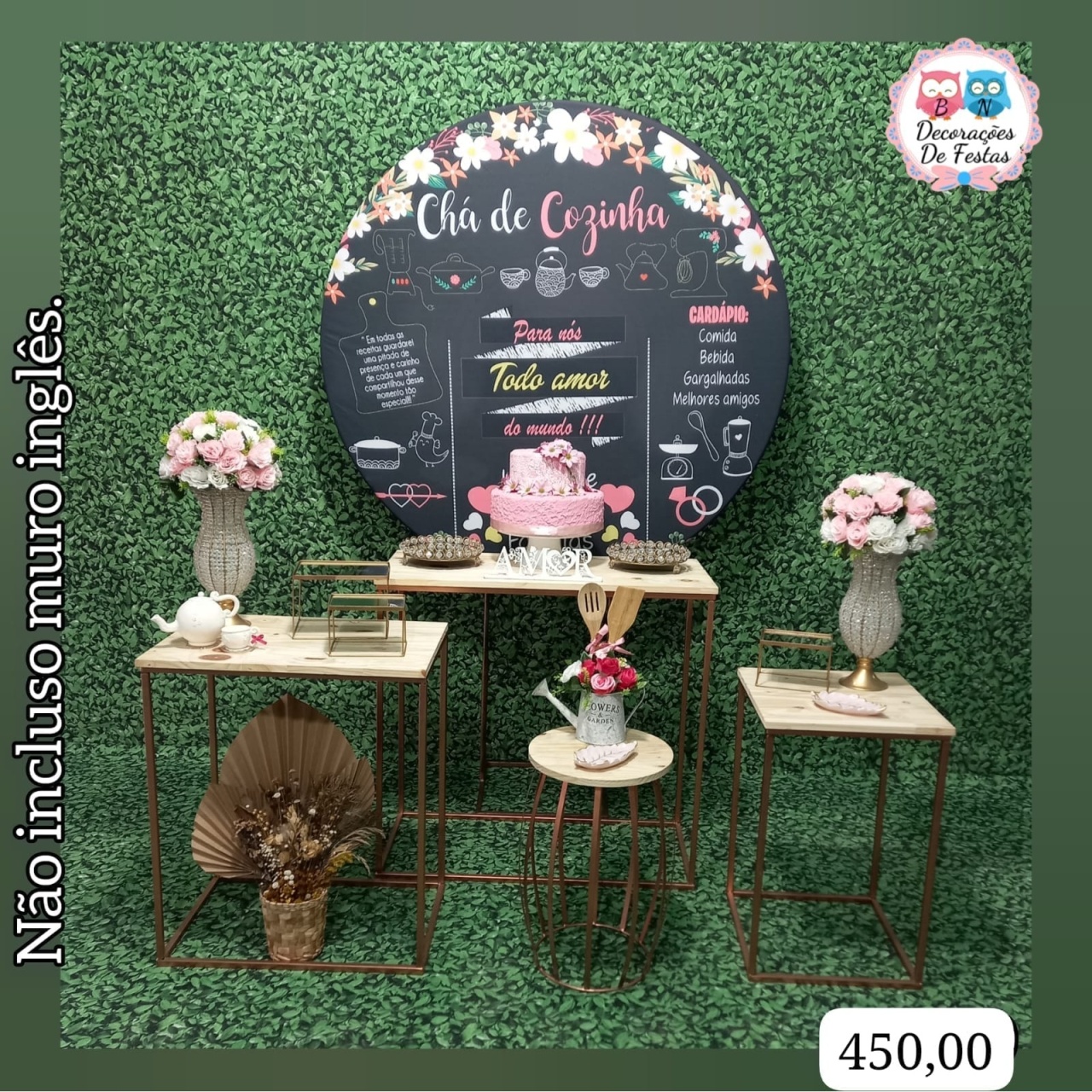 Chá de Cozinha (Composição) - Bn Decorações 