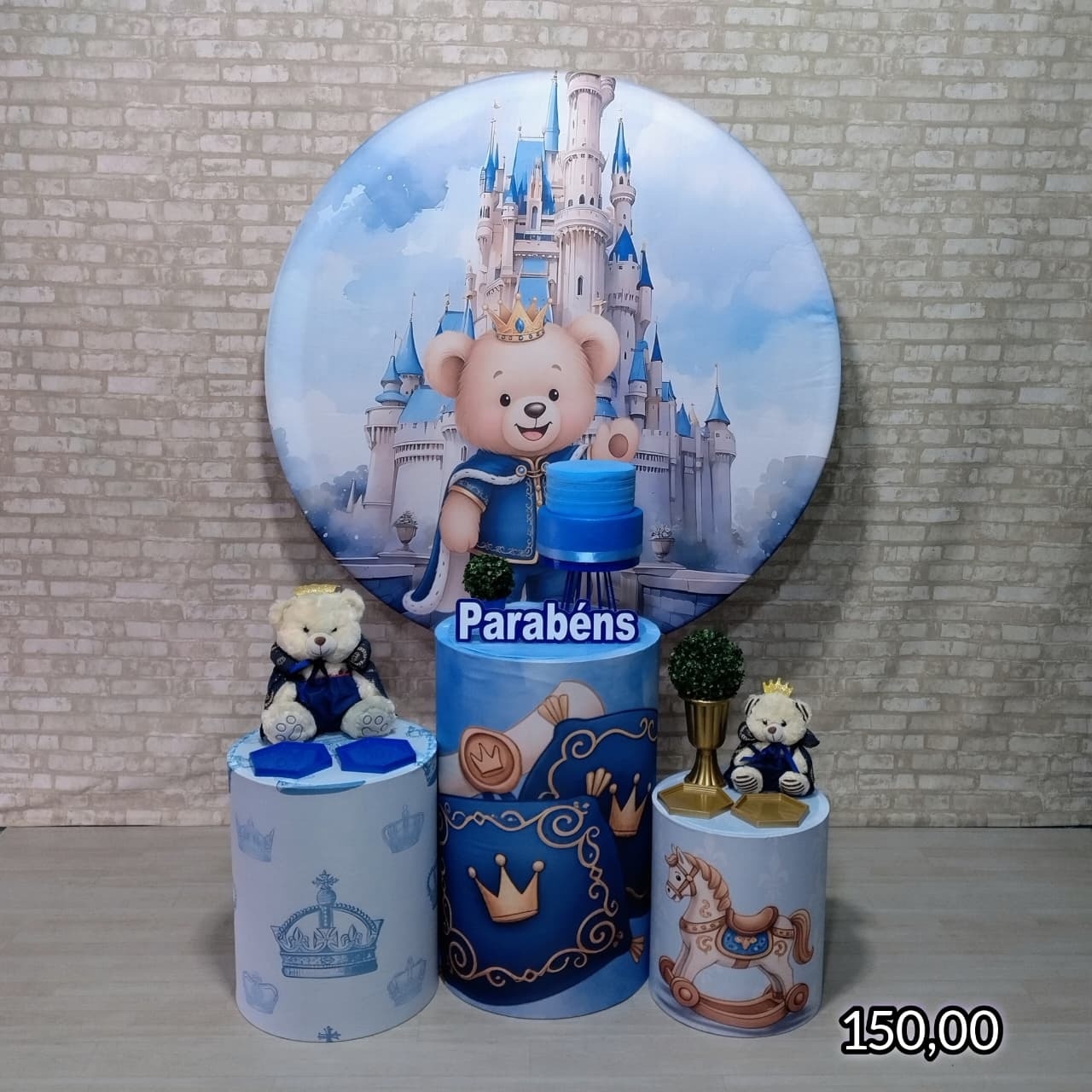  Urso Príncipe (Encanto) * - Bn Decorações 