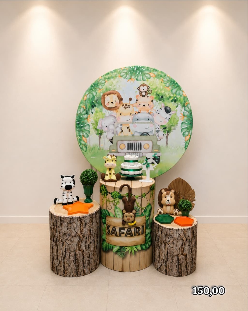 Safari Chá de Fralda Menino (Encanto) * - Bn Decorações 