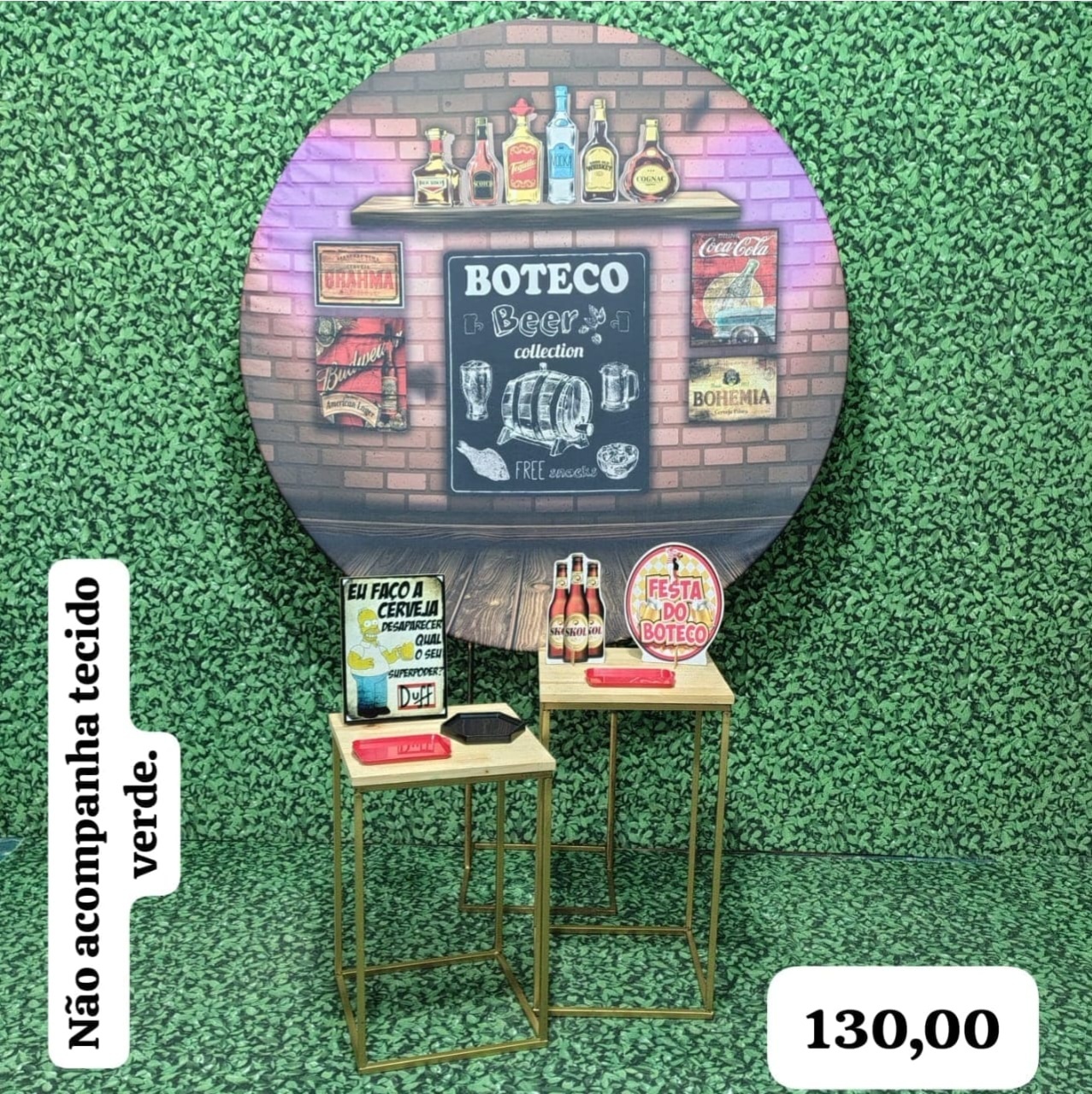 Boteco 1 (Celebre Com 2 Mesas) - Bn Decorações 