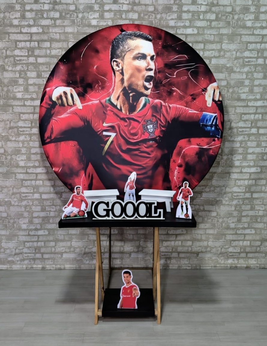 Cristiano Ronaldo (Promoção Mesa Cavalete) 1 * - Bn Decorações 
