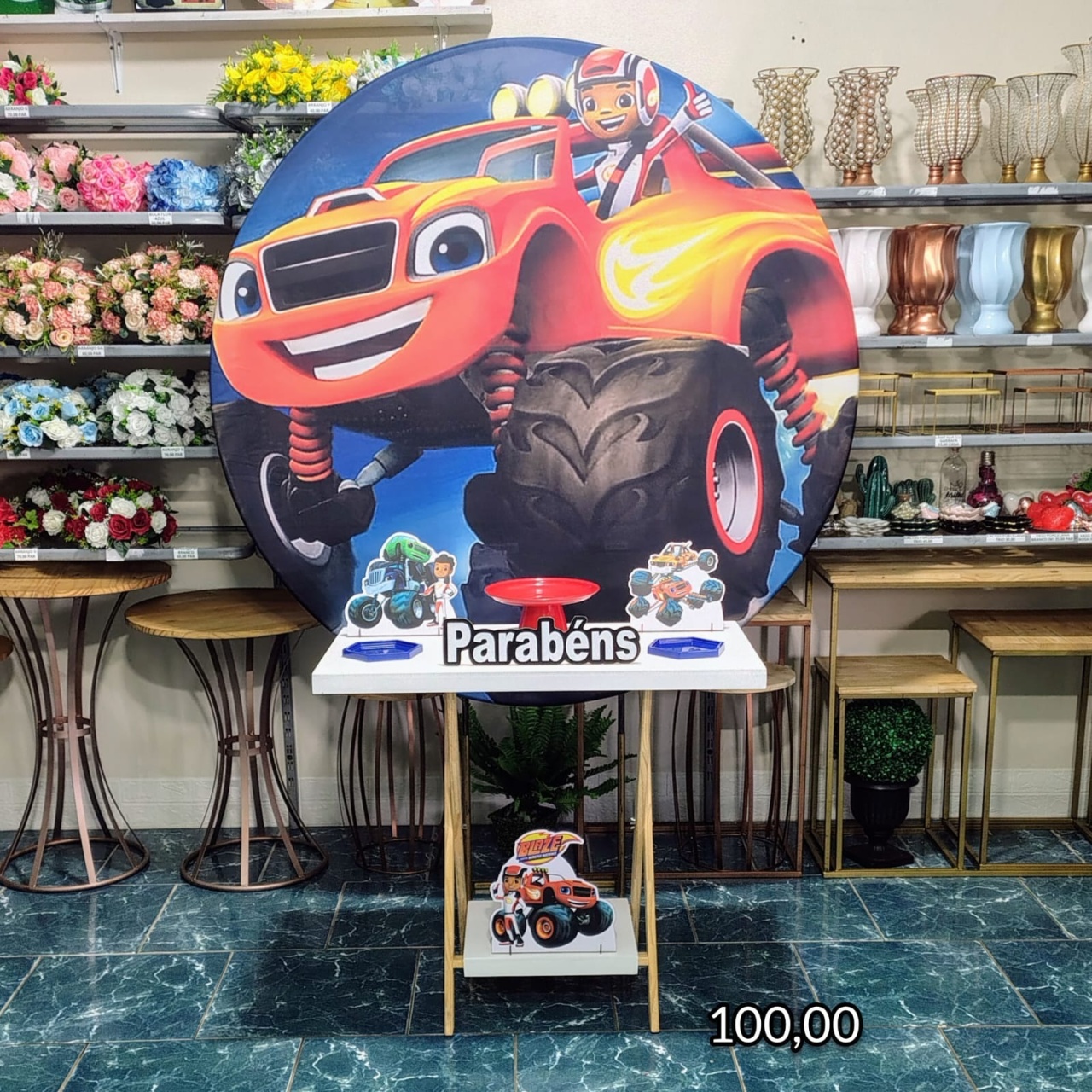 Blaze (Promoção Mesa Cavalete) * - Bn Decorações 