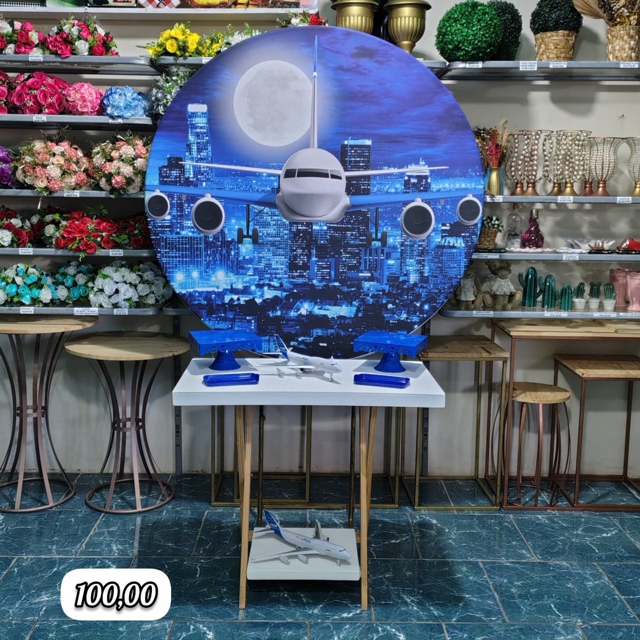 Avião (Promoção Mesa Cavalete) * - Bn Decorações 