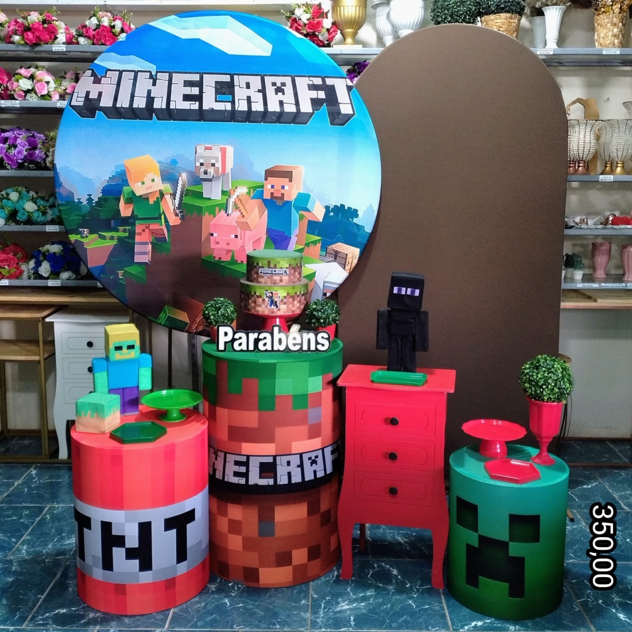 Minecreft (Premium) 1 * - Bn Decorações 