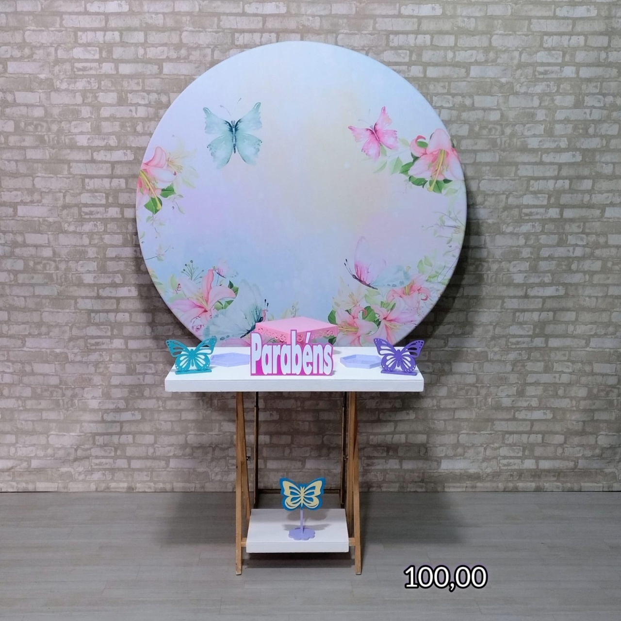 Borboleta Menina (Promoção Mesa Cavalete) *  - Bn Decorações 