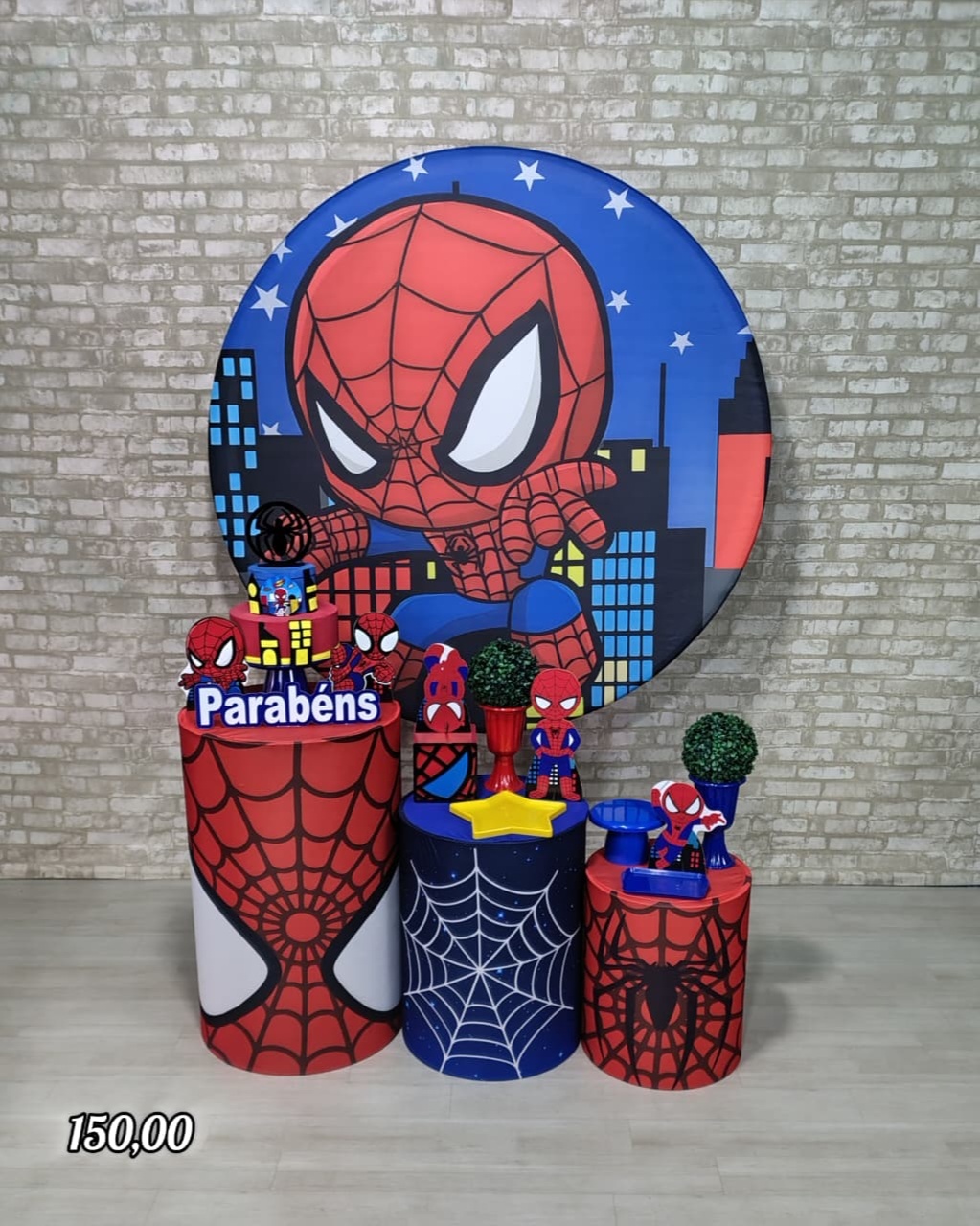 Homem Aranha Cute (Encanto) * - Bn Decorações 