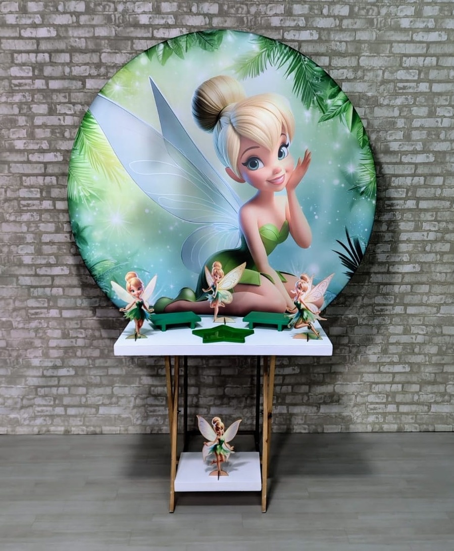 Tinker Bell Sininho (Promoção Mesa Cavalete) * Ref:029 - Bn Decorações 