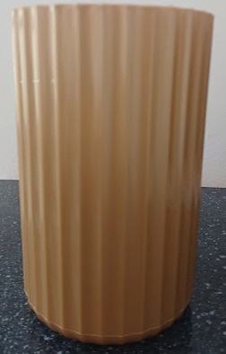 Vaso Canelado Dourado - lihfestasecia