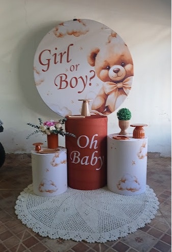 Kit Chá de Bebê Ursinho Marrom - lihfestasecia