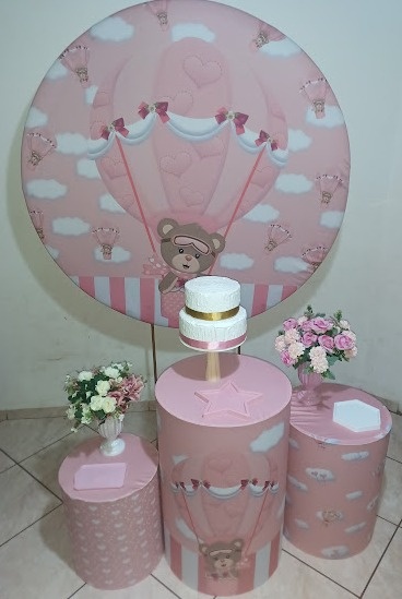 Kit Prata Ursinha Baloeira - lihfestasecia