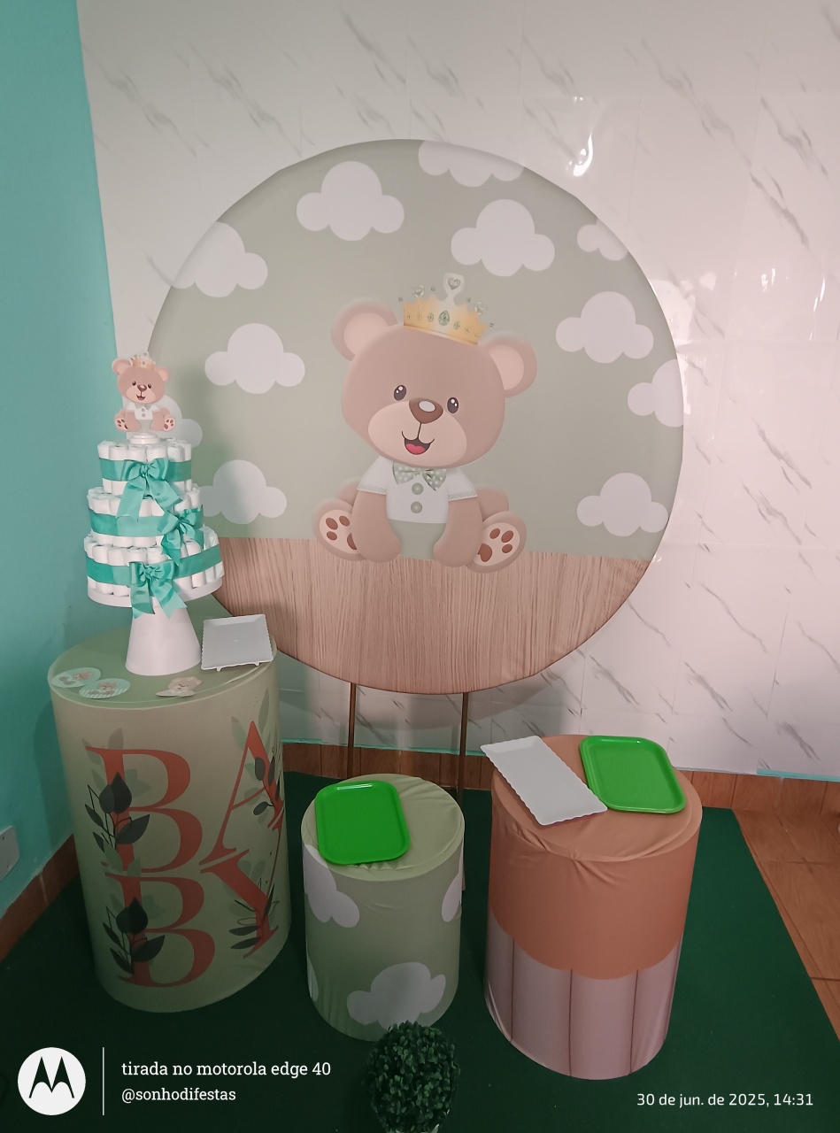Ursinho Realeza Verde - Sonhodifestas 