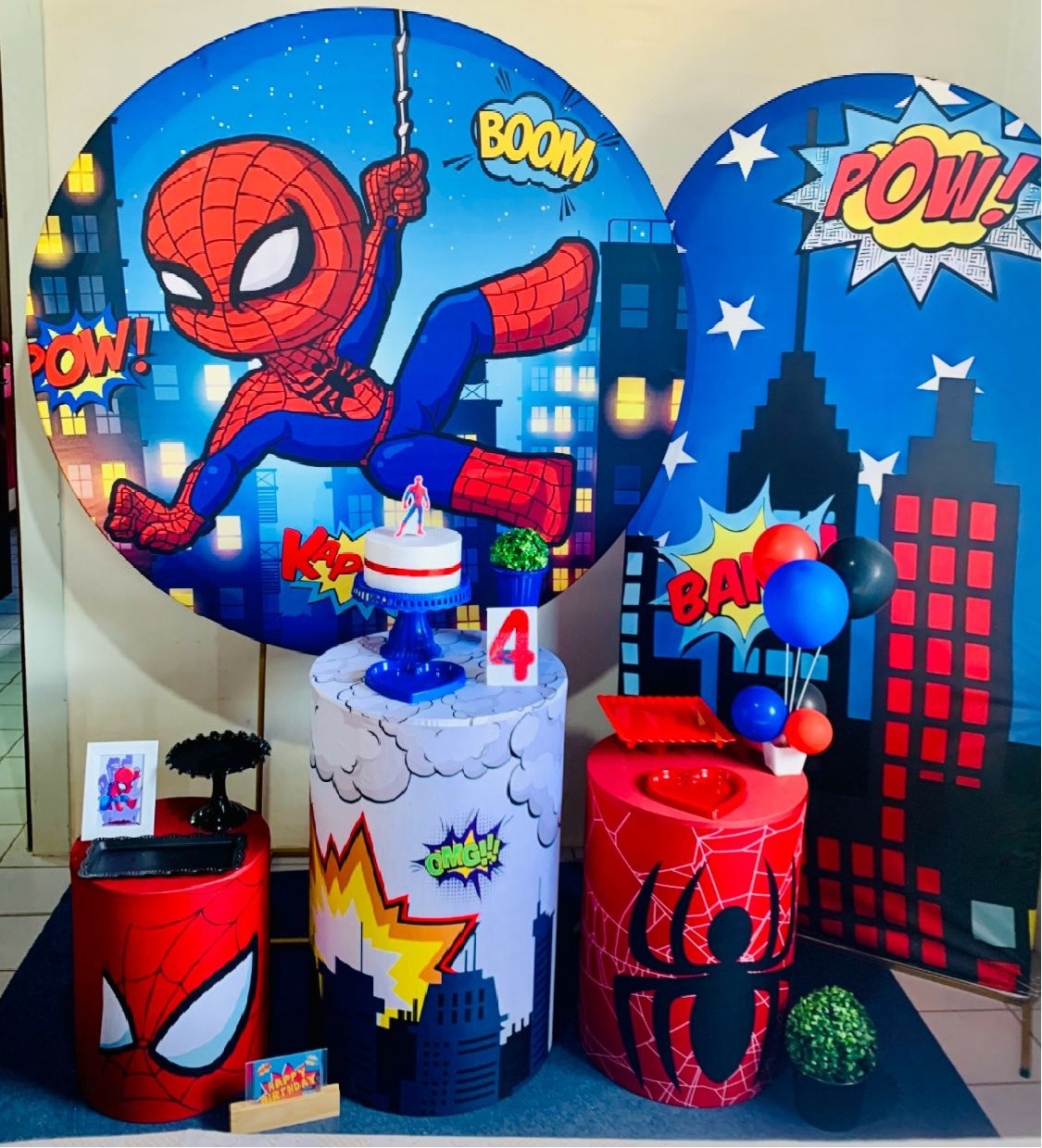 Kit Homem Aranha Cute G (Ouro) - Realizando Sonhos Pegue e Monte