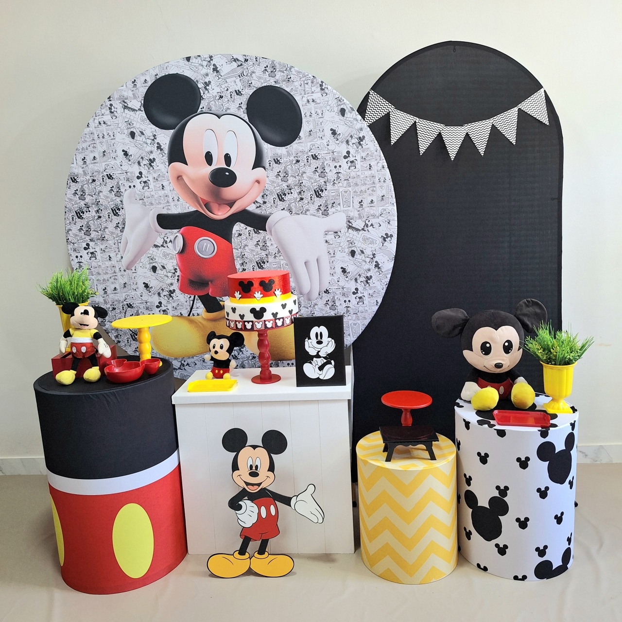 Mickey 02 Excepcional - Balo Mais Festas Pegue E Monte