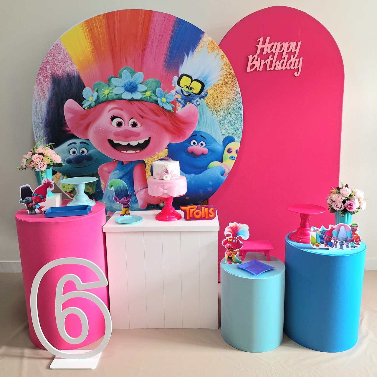 Trolls Excepcional - Balo Mais Festas Pegue E Monte