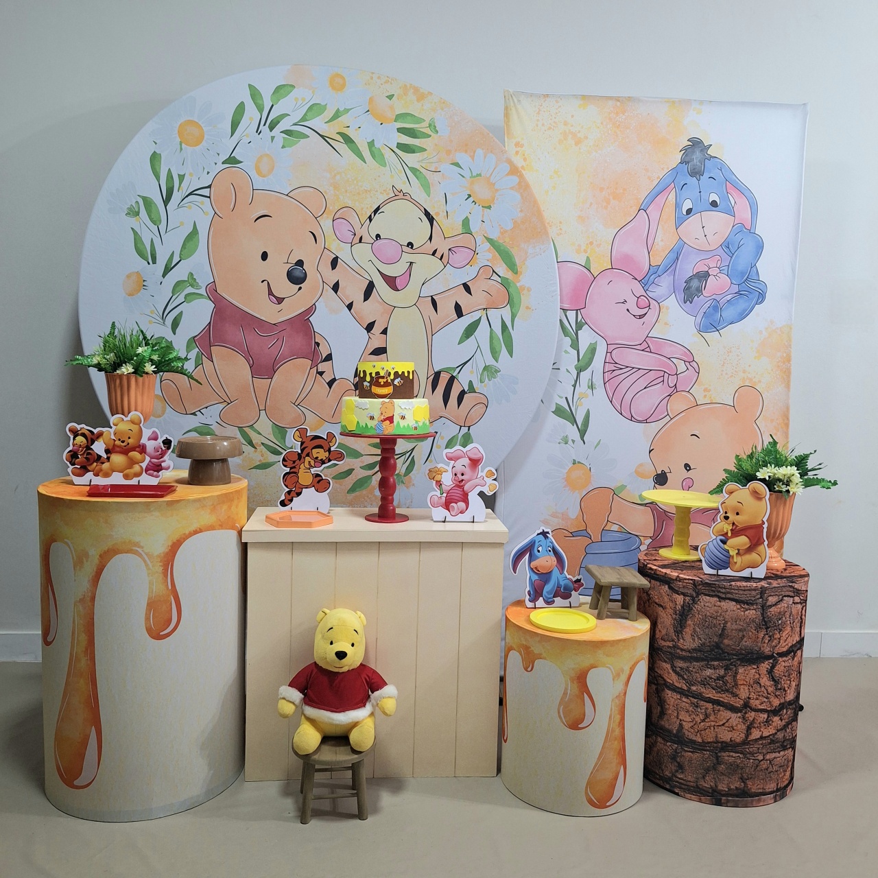 Pooh Excepcional  - Balo Mais Festas Pegue E Monte