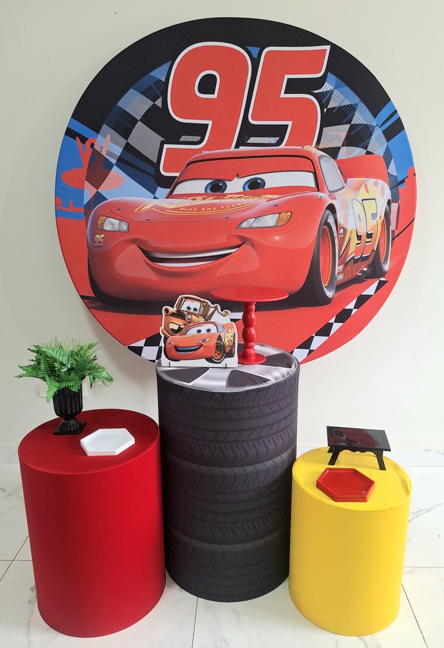 Carros Mcqueen Promocional  - Balo Mais Festas Pegue E Monte