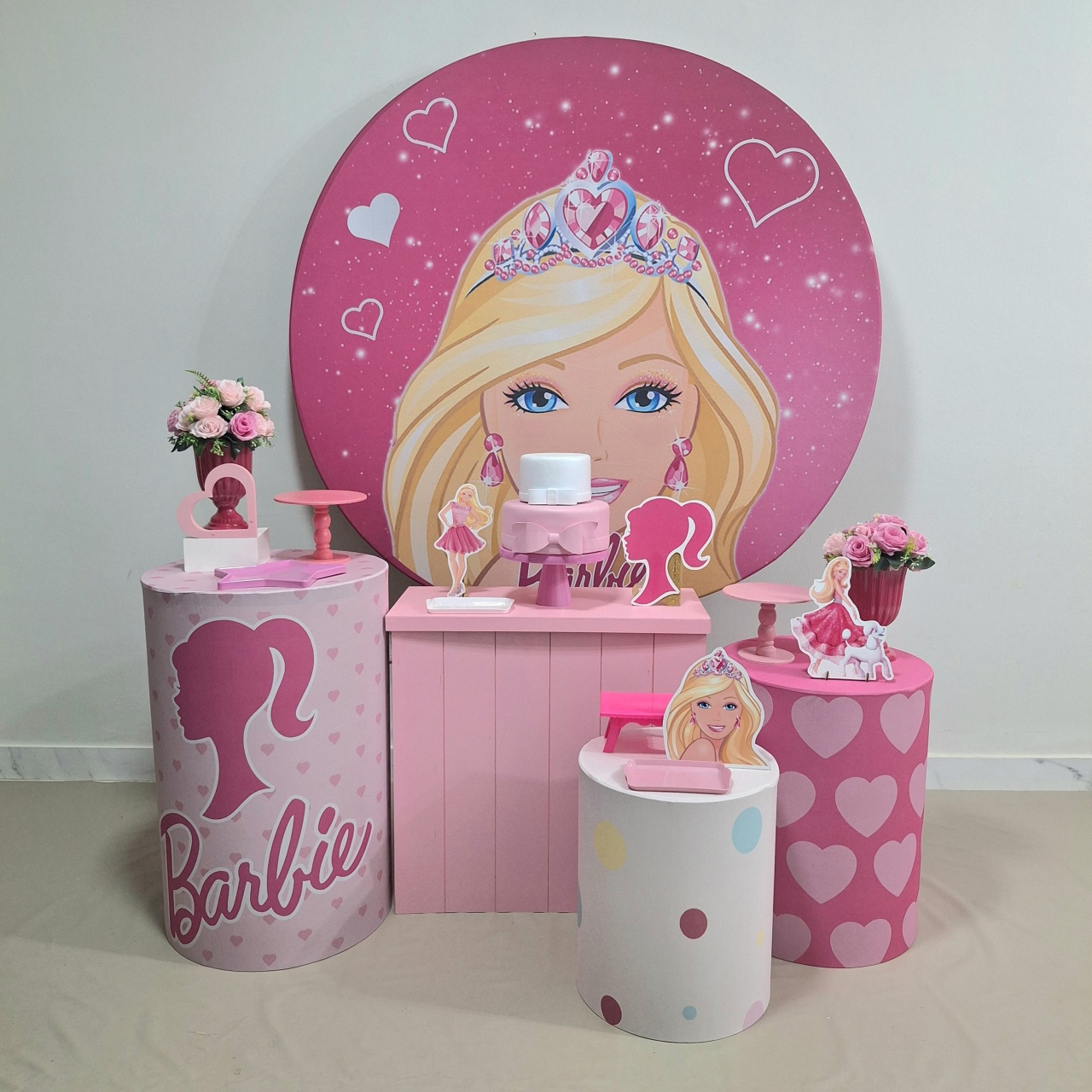 Barbie Rosto-Casa Especial - Balo Mais Festas Pegue E Monte