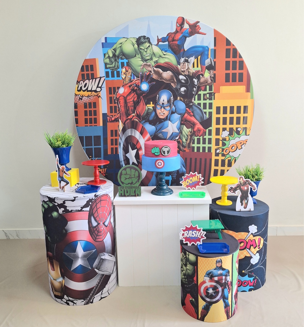 Heróis Marvel - Vingadores Especial - Balo Mais Festas Pegue E Monte