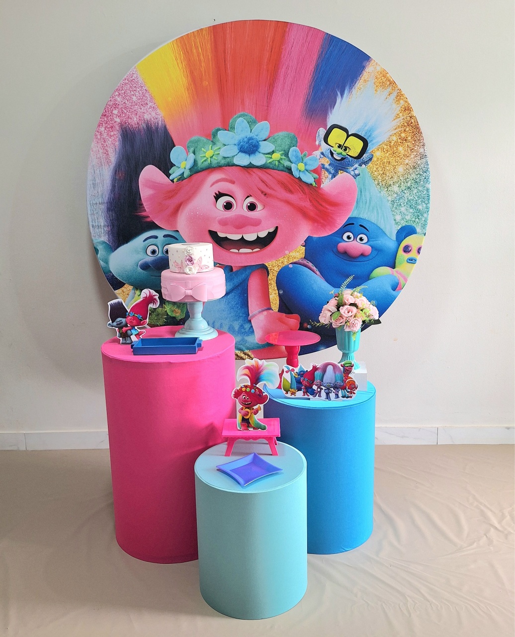 Trolls Convencional - Balo Mais Festas Pegue E Monte