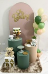 Chá de Bebê Menino Branco Bege Verde Kit Diferenciado - imagem 4