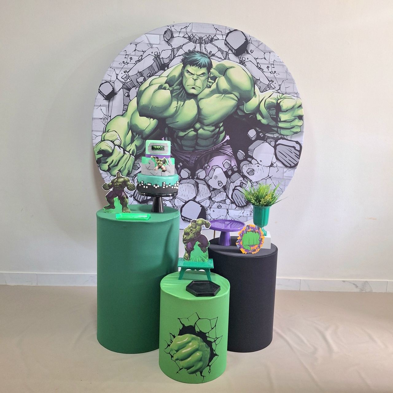 Hulk Convencional - Balo Mais Festas Pegue E Monte