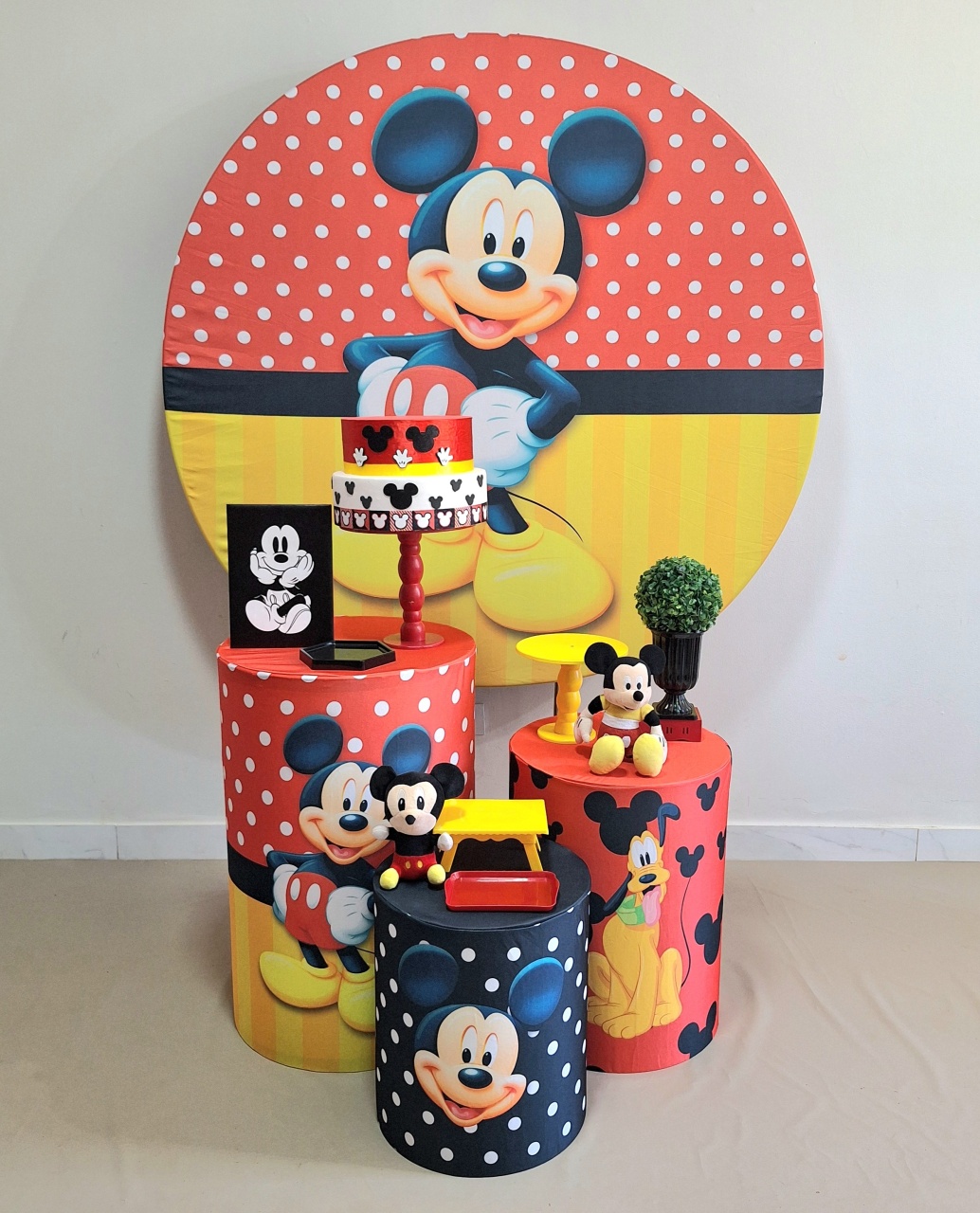 Mickey 01 Convencional - Balo Mais Festas Pegue E Monte