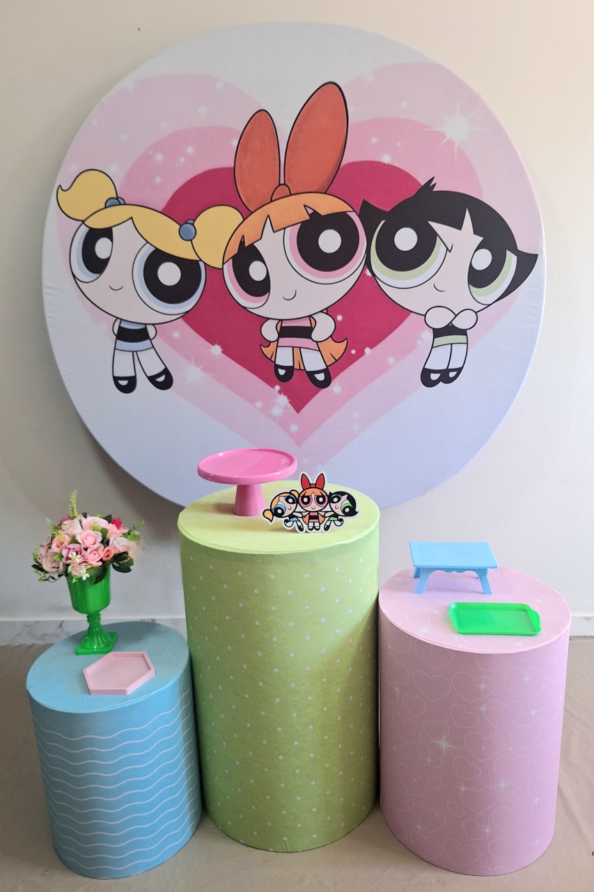 Meninas Super Poderosas Promocional  - Balo Mais Festas Pegue E Monte