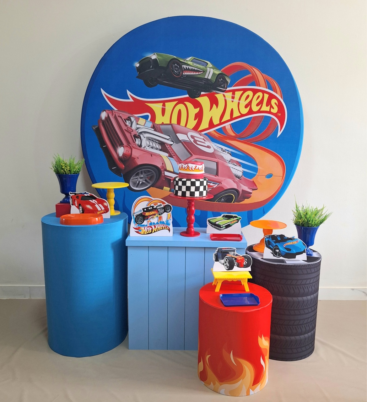 Hot Wheels Especial - Balo Mais Festas Pegue E Monte