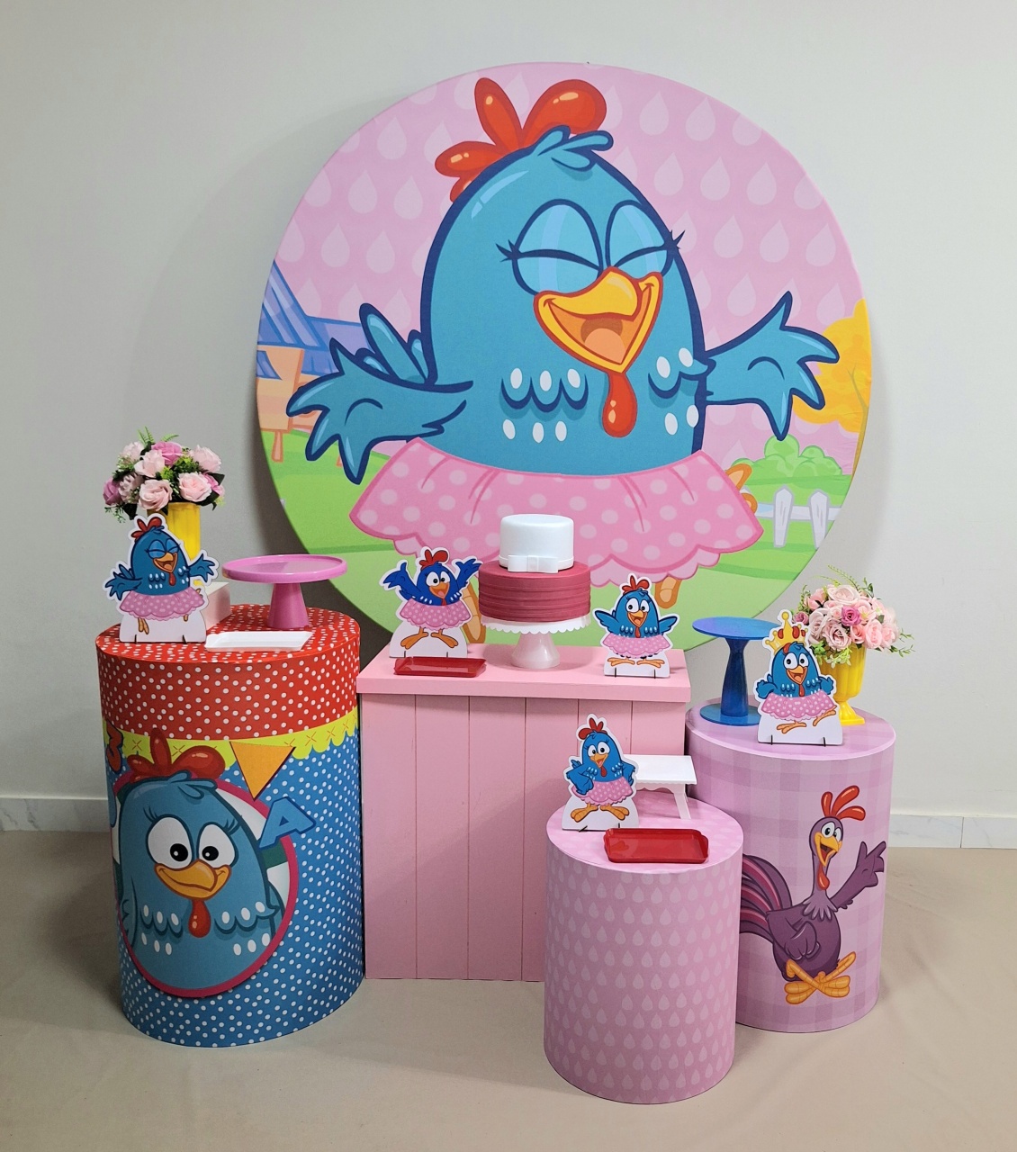 Galinha Pintadinha Menina Especial - Balo Mais Festas Pegue E Monte