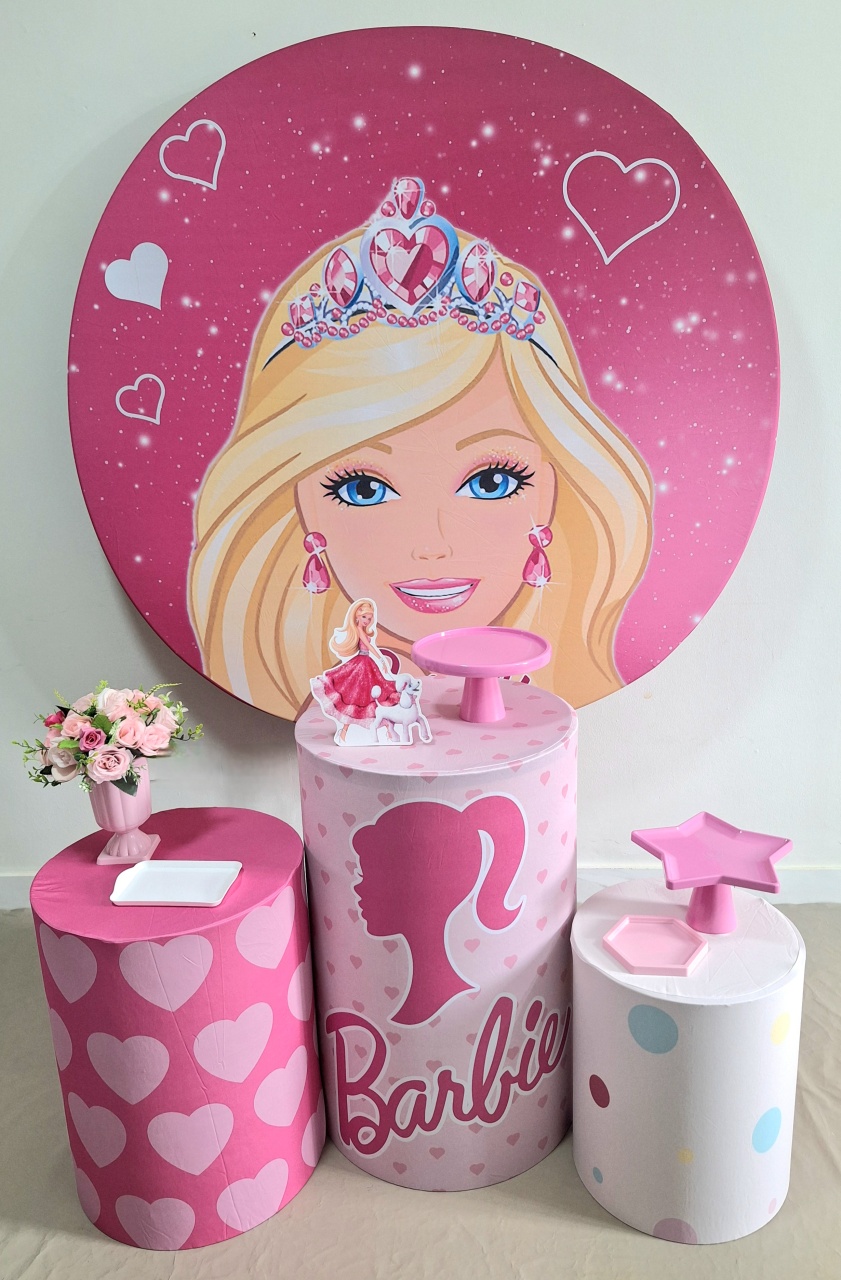 Barbie Rosto-Casa Promocional  - Balo Mais Festas Pegue E Monte
