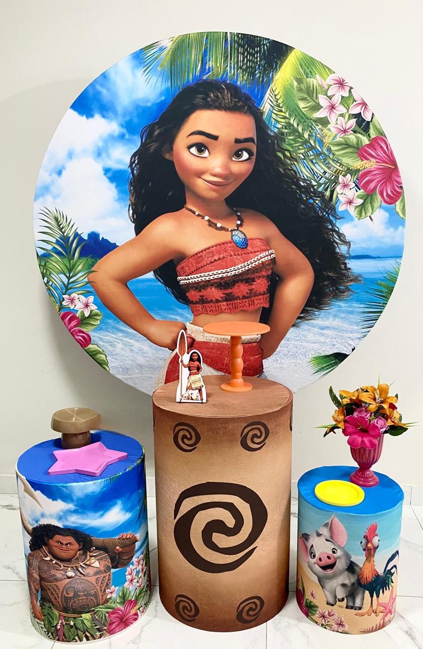 Moana 01 Promocional  - Balo Mais Festas Pegue E Monte