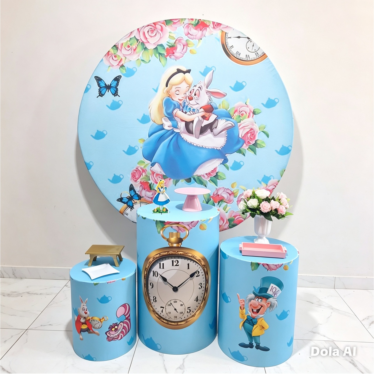 Alice No País das Maravilhas Promocional - Balo Mais Festas Pegue E Monte