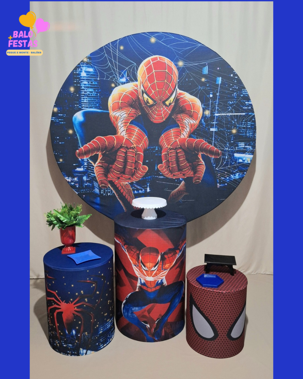Homem Aranha 02 Promocional  - Balo Mais Festas Pegue E Monte