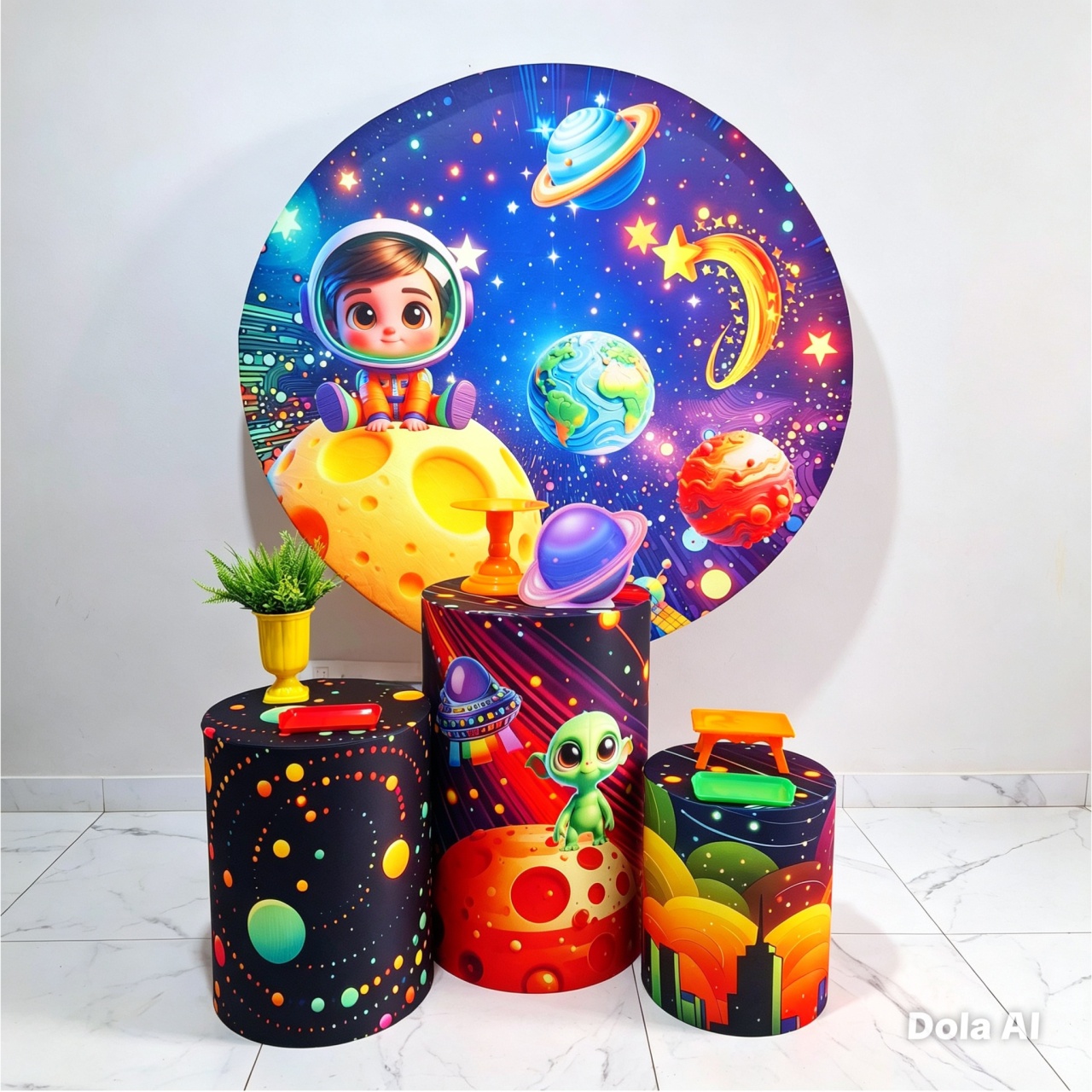 Astronauta Promocional 02 - Balo Mais Festas Pegue E Monte