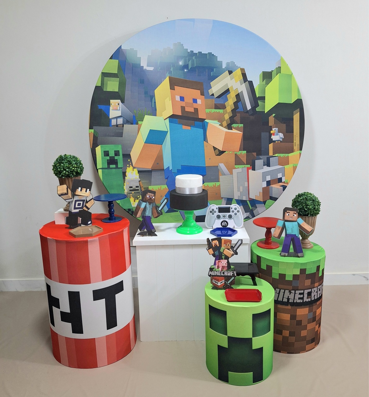 Minecraft Especial - Balo Mais Festas Pegue E Monte