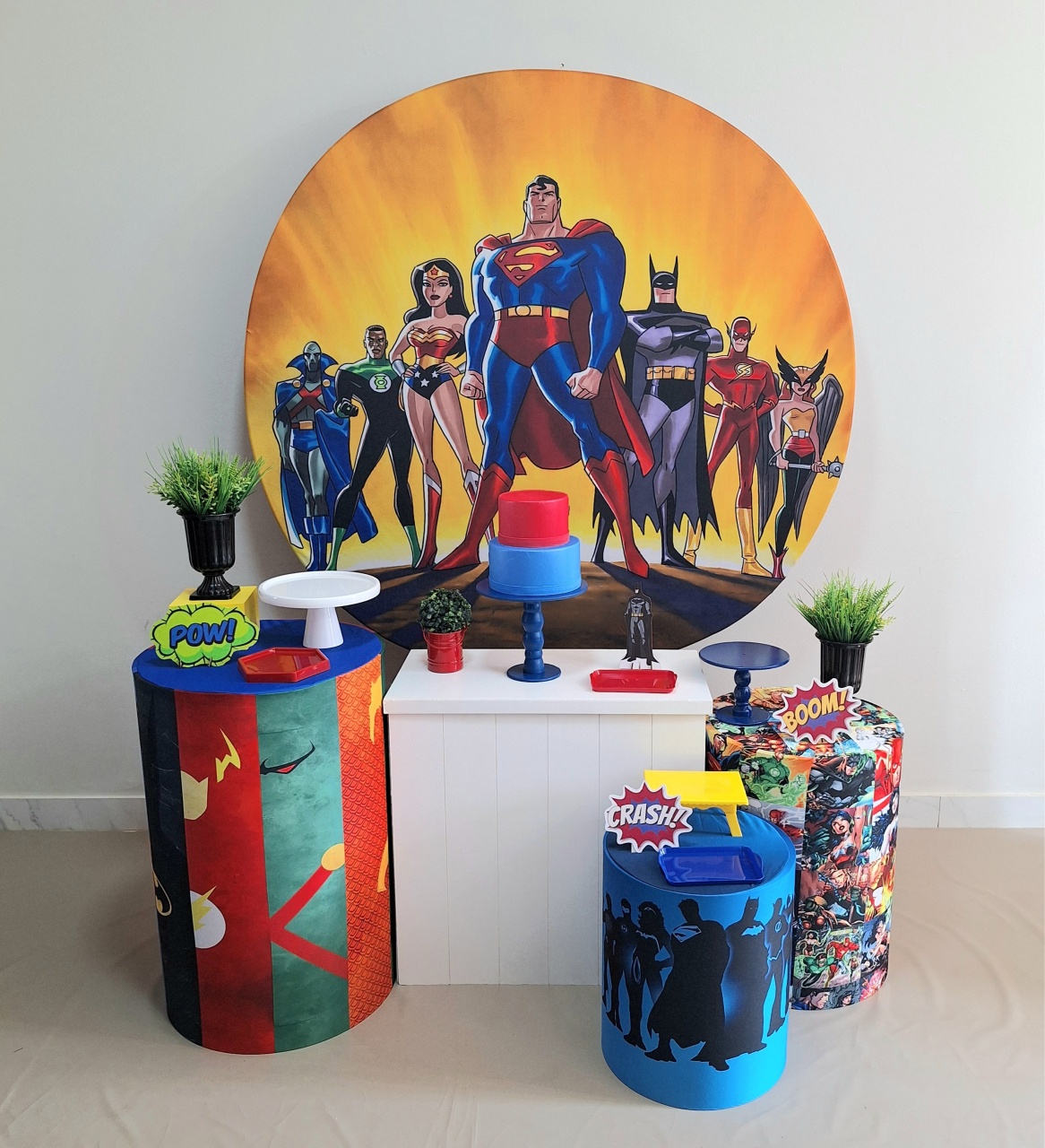Heróis Dc - Liga da Justiça Especial - Balo Mais Festas Pegue E Monte