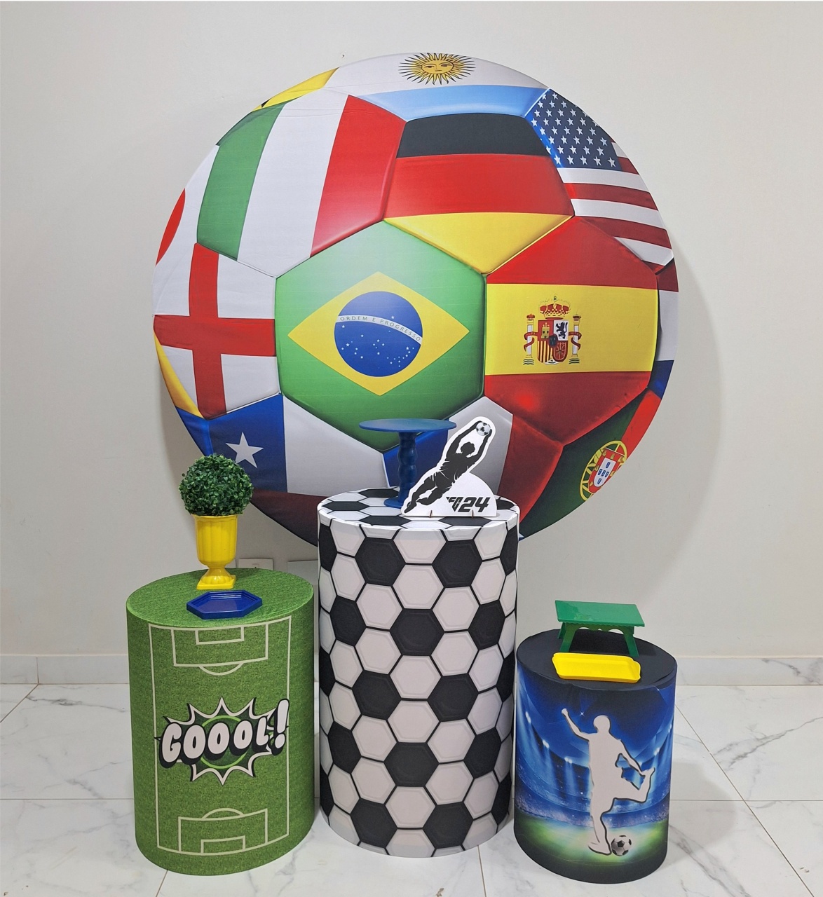 Futebol Copa Promocional - Balo Mais Festas Pegue E Monte