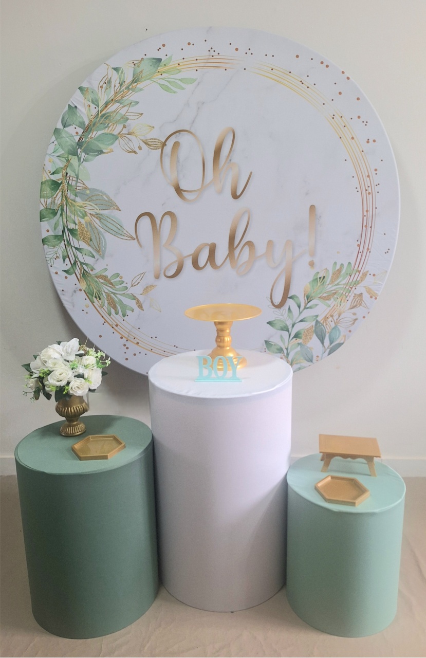 Chá de Bebê Oh Baby Menino Promocional - Balo Mais Festas Pegue E Monte