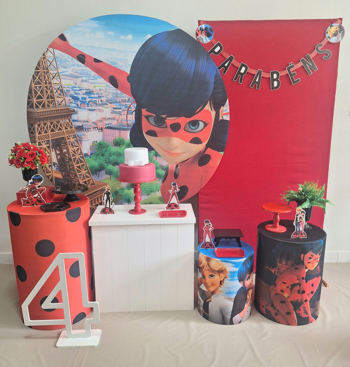 Ladybug Excepcional - Balo Mais Festas Pegue E Monte