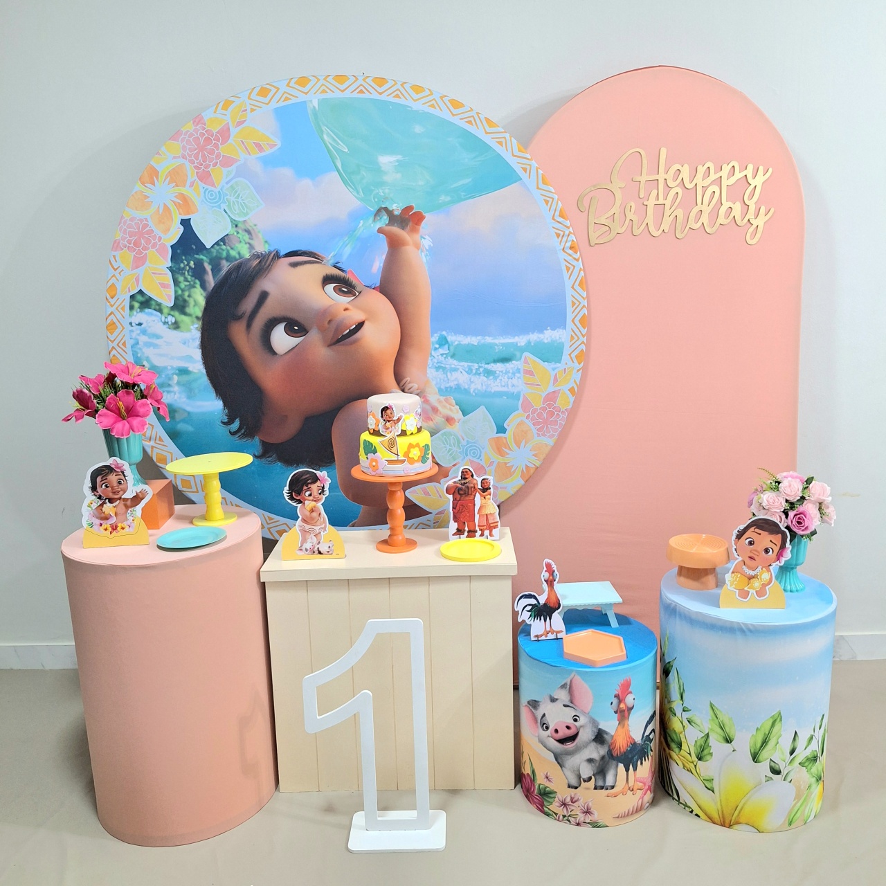 Moana Baby Excepcional  - Balo Mais Festas Pegue E Monte