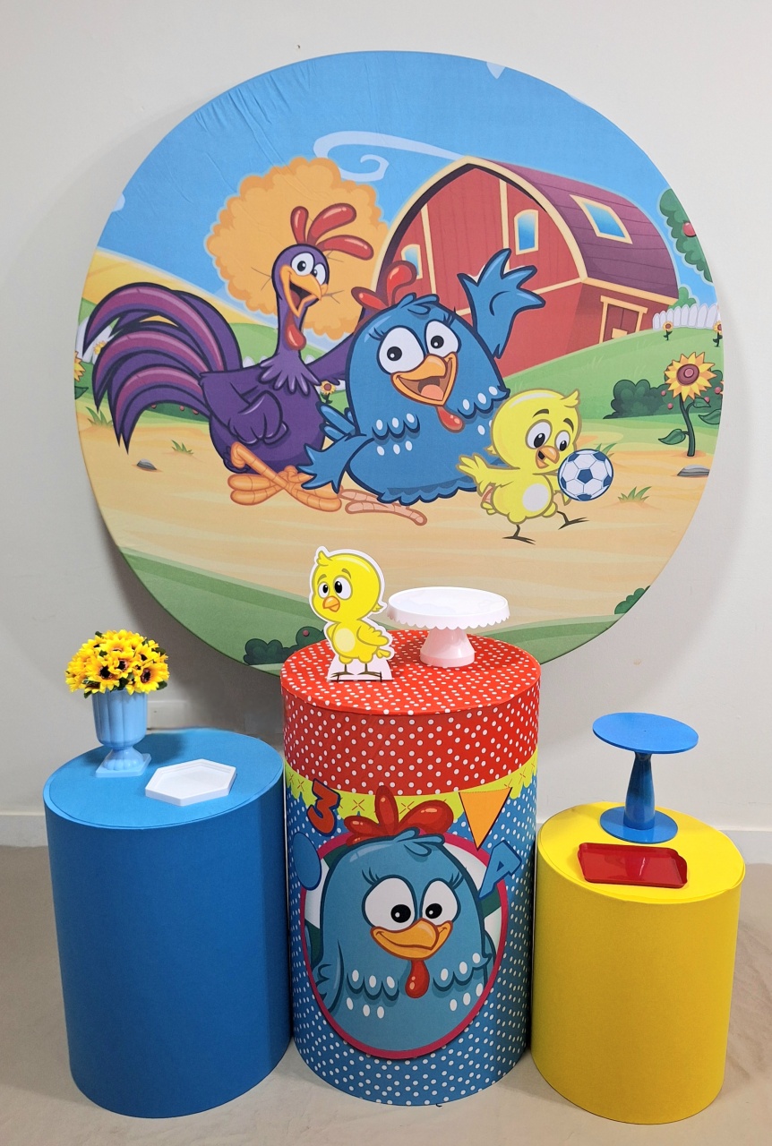 Galinha Pintadinha Promocional  - Balo Mais Festas Pegue E Monte