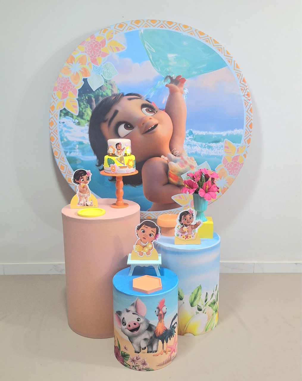 Moana Baby Convencional - Balo Mais Festas Pegue E Monte