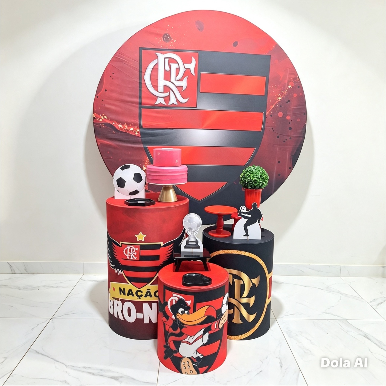 Fla Futebol Convencional - Balo Mais Festas Pegue E Monte