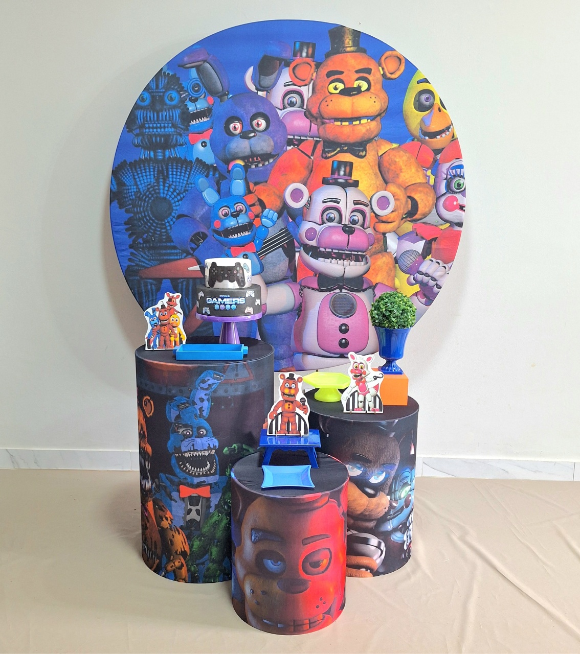 Five Nights At Freddy's Convencional - Balo Mais Festas Pegue E Monte