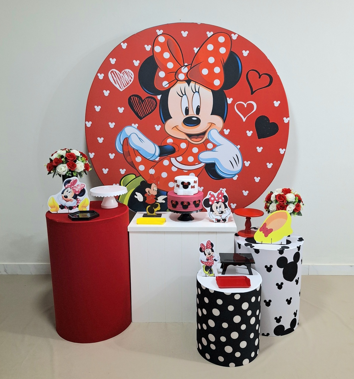 Minnie Vermelha Especial - Balo Mais Festas Pegue E Monte