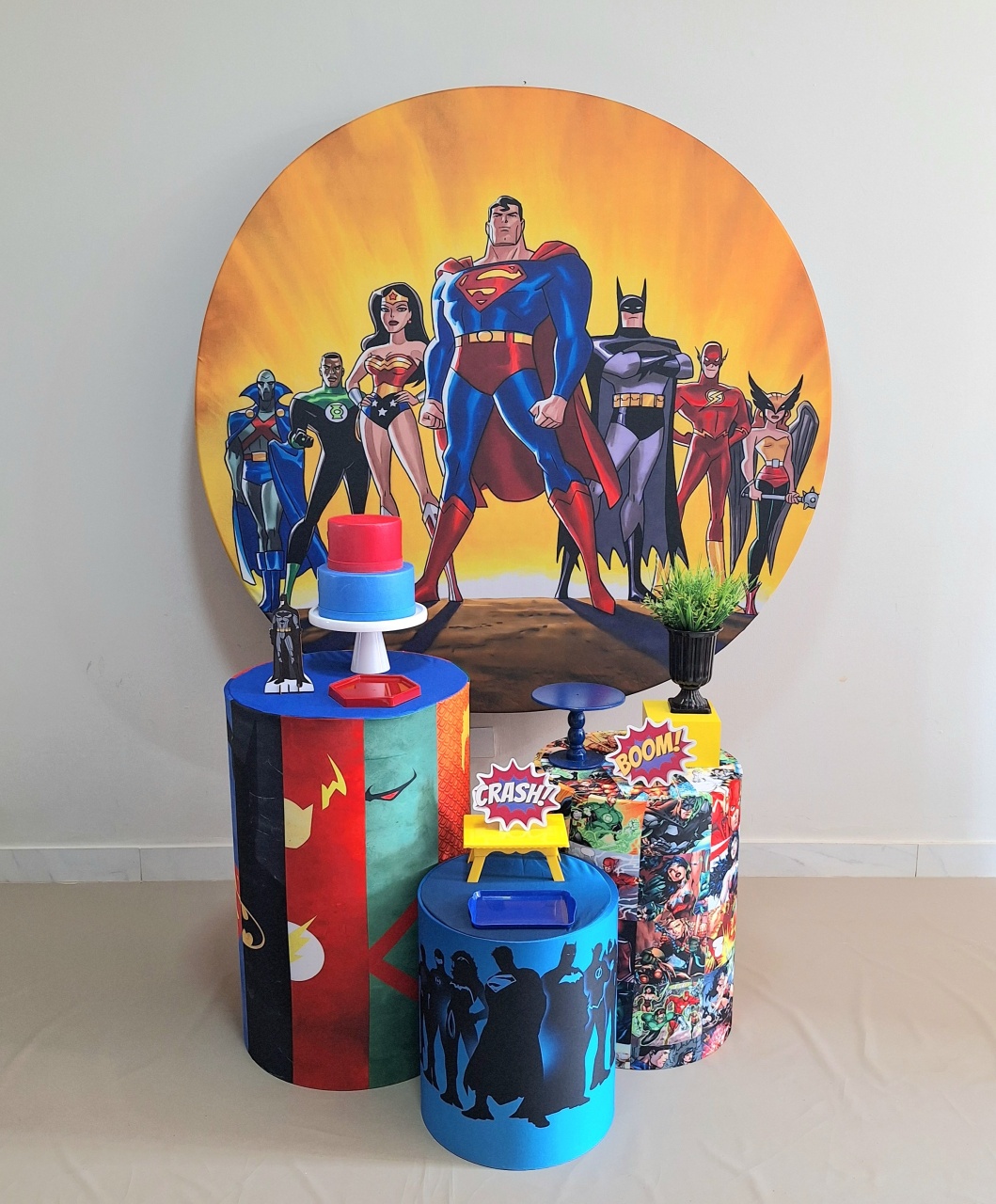 Heróis Dc - Liga da Justiça Convencional - Balo Mais Festas Pegue E Monte
