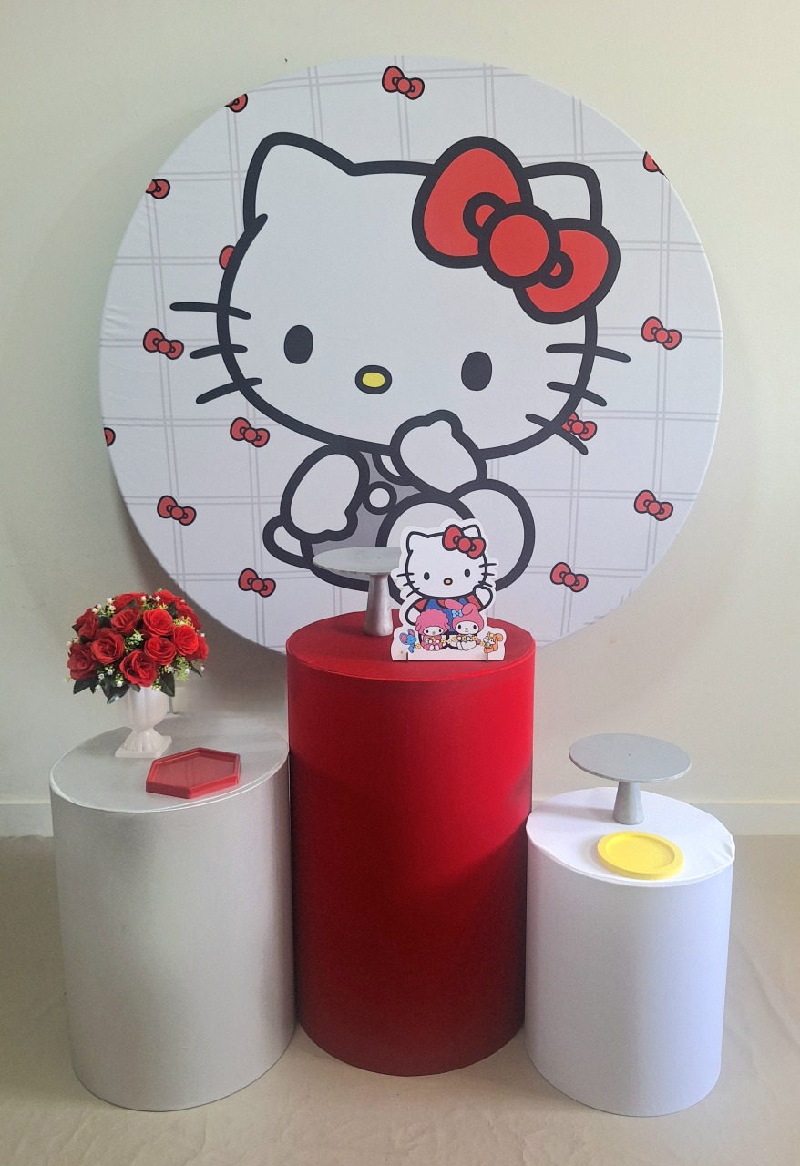 Hello Kitty Promocional  - Balo Mais Festas Pegue E Monte
