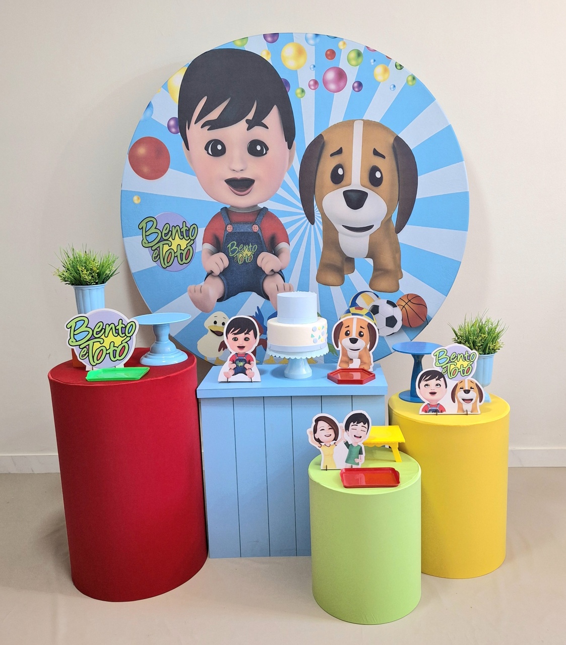 Bento E Totó Especial - Balo Mais Festas Pegue E Monte