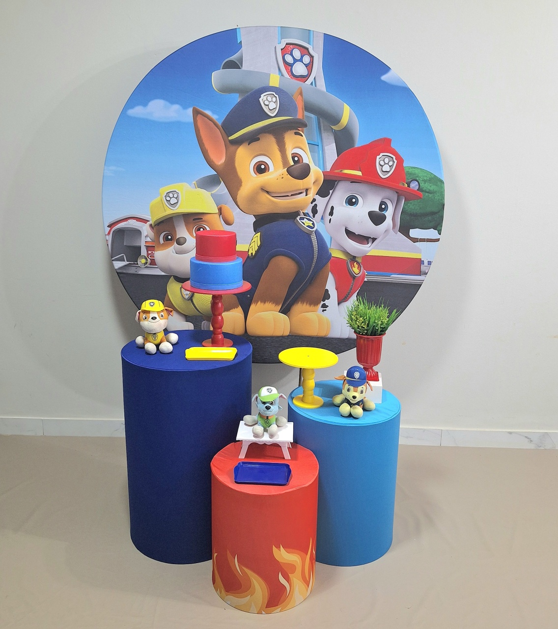 Patrulha  Canina Convencional - Balo Mais Festas Pegue E Monte
