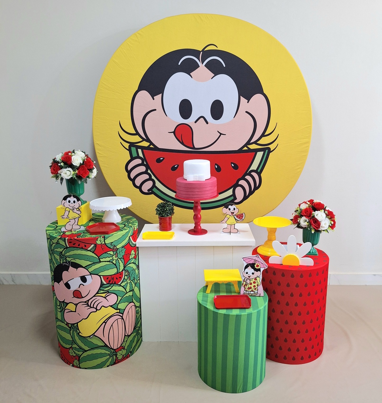 Magali Vermelha Especial - Balo Mais Festas Pegue E Monte